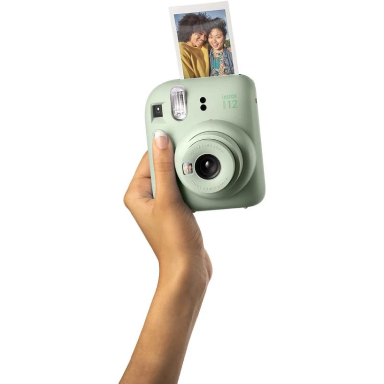 📸 دوربین چاپ فوری فوجی فیلم مدل FUJIFILM INSTAX MINI 12 – رنگ سبز 🌿