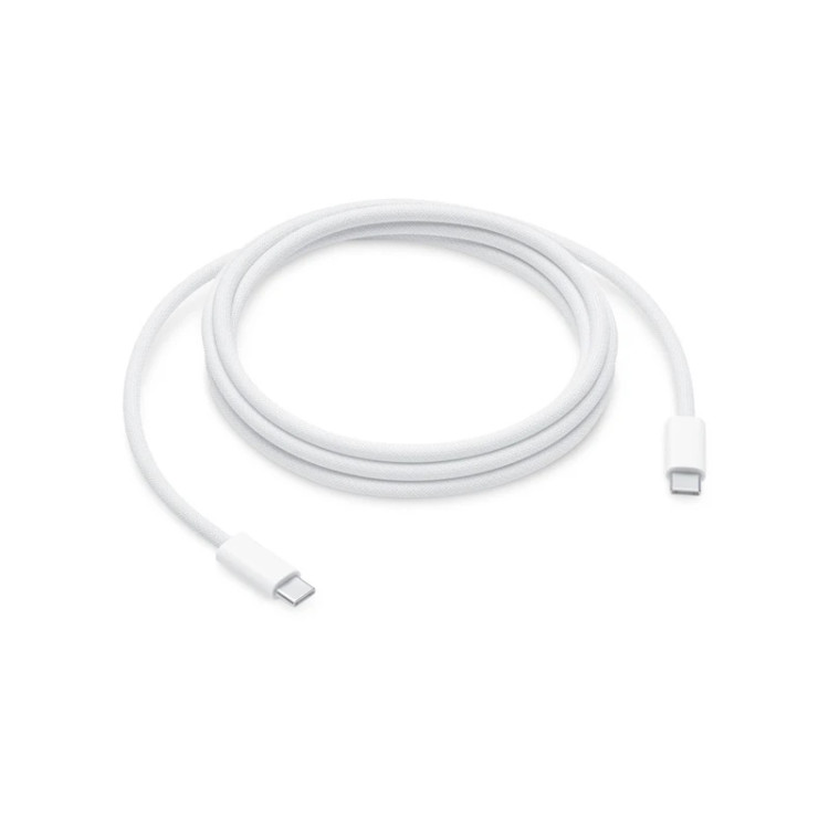 کابل آیفون اورجینال USB-C مدل PD توان ۲۴۰ وات طول ۲ متر | رنگ سفید | گارانتی ۶ ماهه
