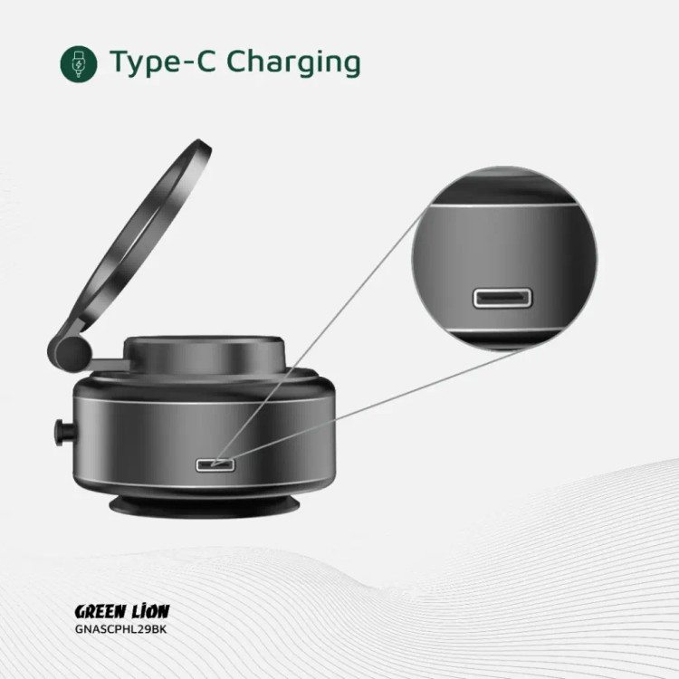 📱 هولدر موبایل گرین لاین مدل GX-29 Auto Suction – نصب خودکار و نگهدارنده قوی