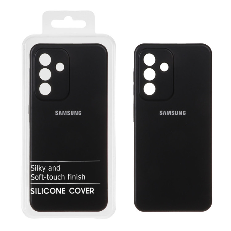 قاب نیو سیلیکونی مشکی کلاسیک برای گوشی Samsung Galaxy A56 با محافظت کامل از دوربین