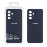 قاب نیو سیلیکونی رنگ سرمهای برای گوشی Samsung Galaxy A56 با محافظ لنز دوربین