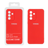 قاب نیو سیلیکونی قرمز رنگ برای Samsung Galaxy A56 با پوشش کامل لنز دوربین