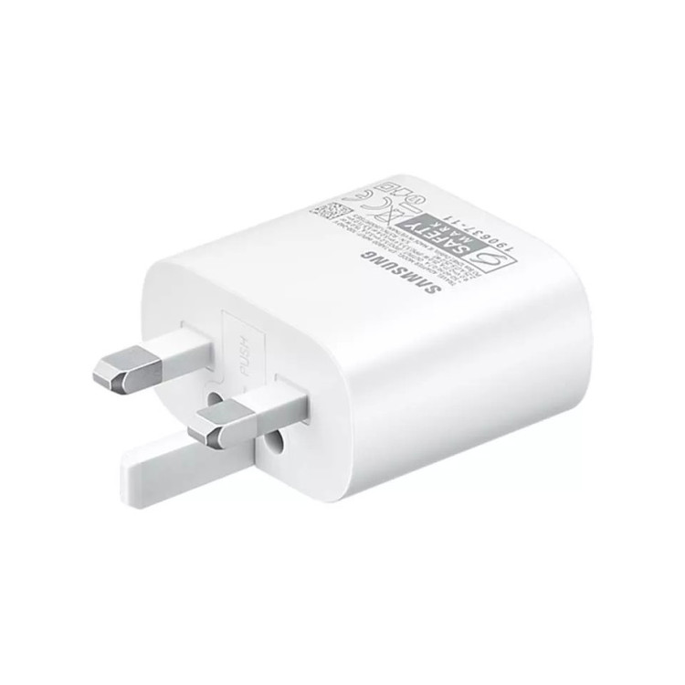 نمای کلی شارژر رنگ سفید