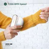 نمای نزدیک تیغه استیل ضدزنگ پرزگیر گرین لاین Lint Y برای حذف پرز و مو.