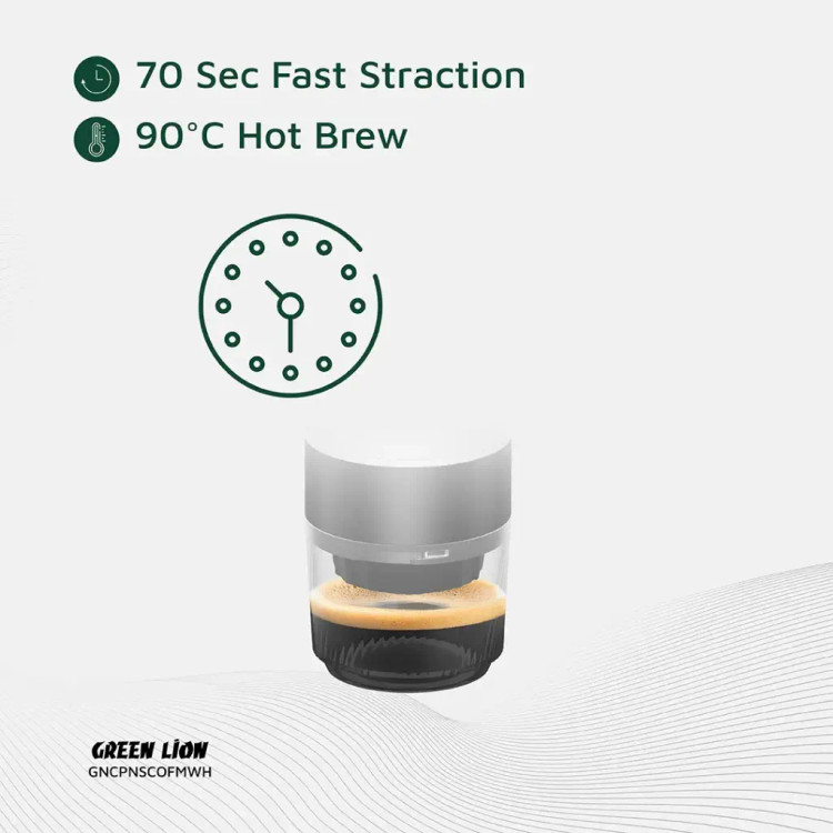 قهوهساز قابل حمل گرین لاین مدل Campinas 80mL