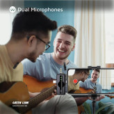 نمای کلی میکروفون روی یقه