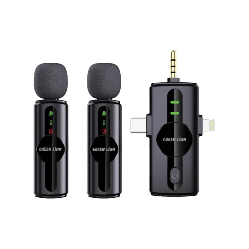 دو عدد میکروفون گرین لاین GM-80X به همراه گیرنده