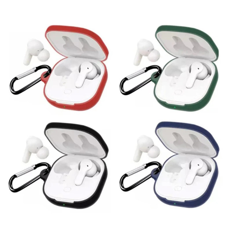 کاورهای QCY T13 در رنگهای مشکی، سفید، آبی و قرمز.