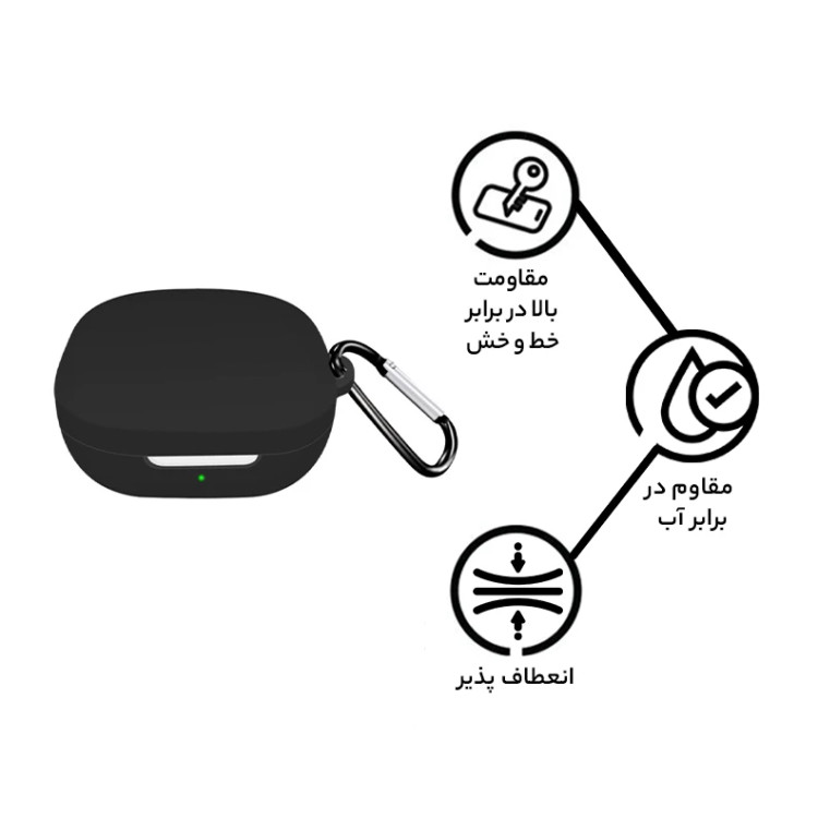 کاور سیلیکونی ایرپاد QCY T13