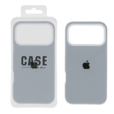 قاب سیلیکونی پاستیلی آیفون 17 پرو مکس رنگ خاکستری – Apple iPhone 17 pro max Pastel Silicone Case