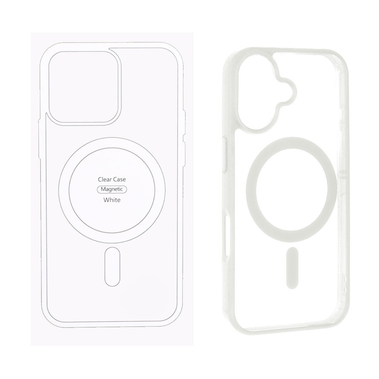 قاب شفاف Apple iPhone 17 با قابلیت شارژ MagSafe – محافظ شیشهای مقاوم