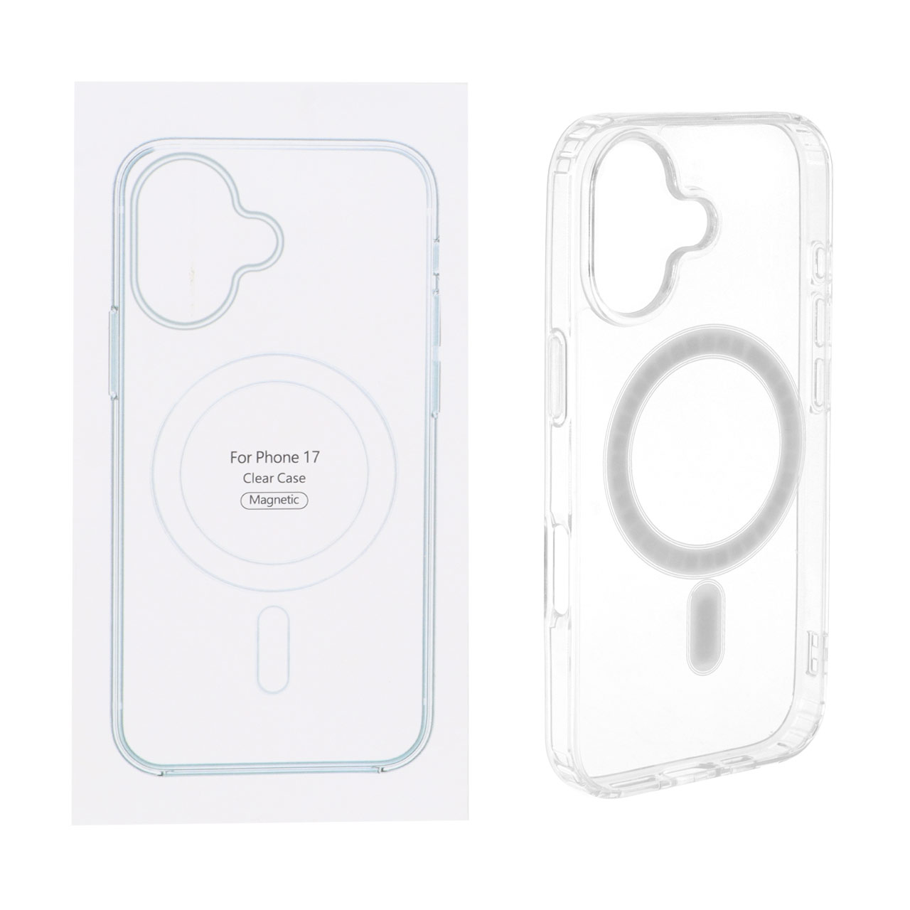 کاور شفاف آیفون 17 ضدضربه – Apple iPhone 17 Shockproof Transparent Case