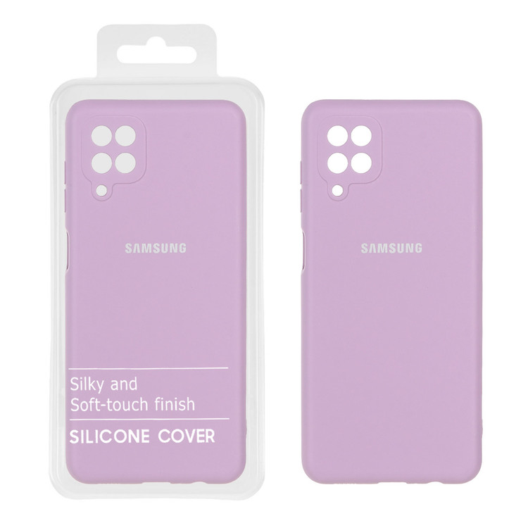 قاب سیلیکونی گوشی Samsung Galaxy M12 رنگ یاسی