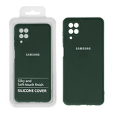 قاب سیلیکونی گوشی Samsung Galaxy M12 رنگ سبز تیره