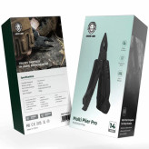 نمای بسته و جمعشده انبردست گرین لاین با طراحی فلزی