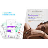 حلقه هوشمند بیوا مدل Smart Ring R09 Plus در حالت بسته مشکی