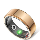 حلقه هوشمند بیوا مدل Smart Ring R09 Plus در حالت بسته طلایی