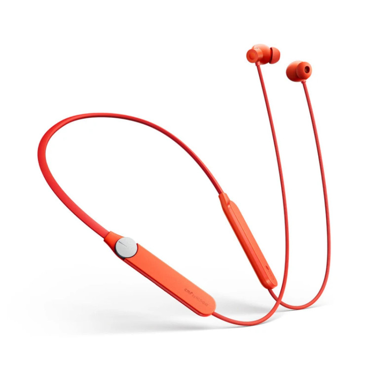 هندزفری دورگردنی CMF Neckband Pro با طراحی مدرن و رنگ نارنجی