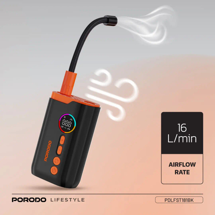 شلنگ مسی تقویتشده پمپ باد Porodo