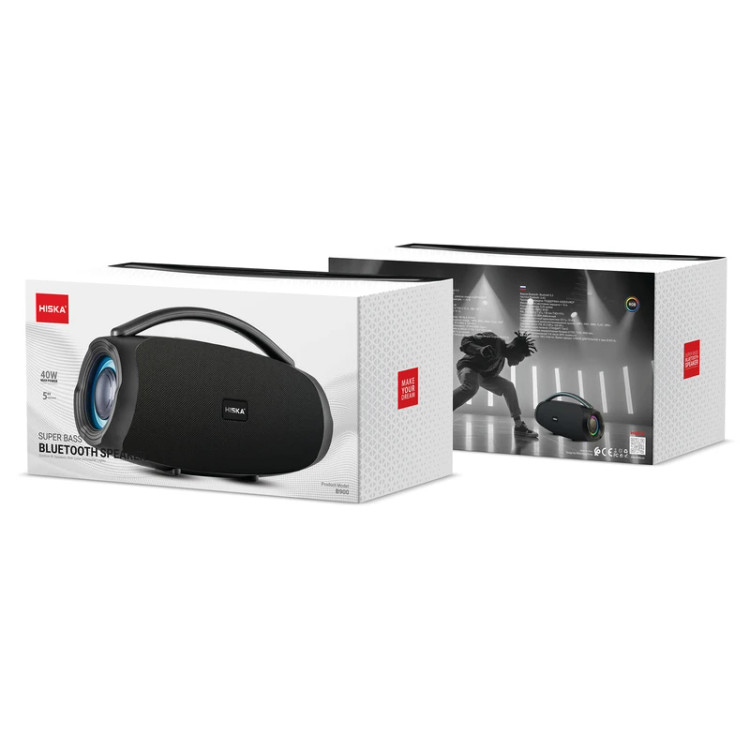 بسته بندی اسپیکر قابل حمل هیسکا B900