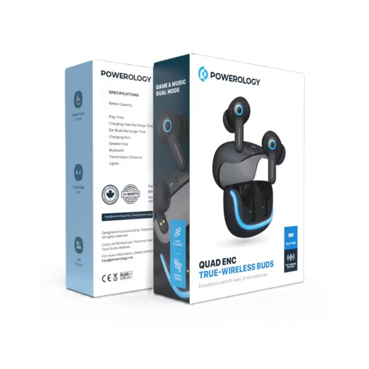جعبه اصلی هندزفری Powerology Crystalline Series