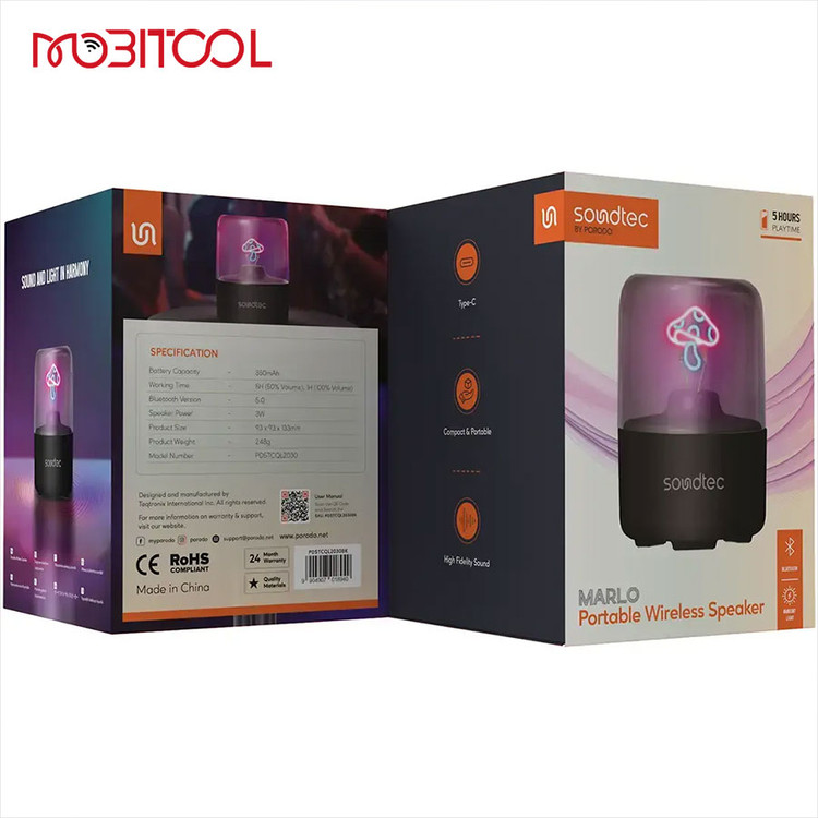 جعبه اسپیکر Porodo Soundtec Marlo