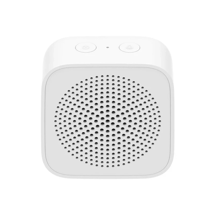 اسپیکر بلوتوثی شیائومی XMYX07YM سفید - نمای جلو با لوگو