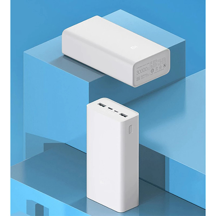 شارژ سریع گوشی با پاوربانک ۳۰۰۰۰ شیائومی ۱۸ وات