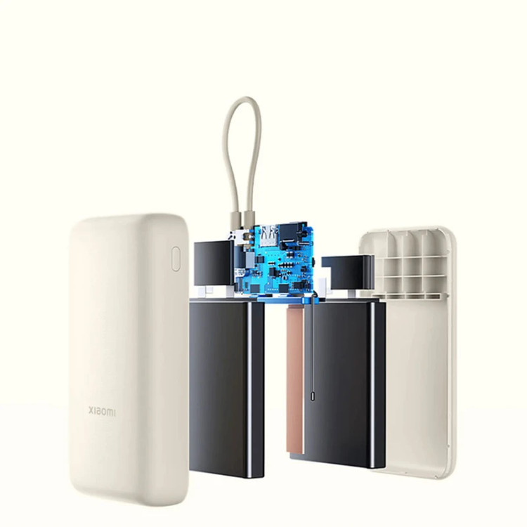پاوربانک شیائومی 20000mAh 33W مشکی - اجزا داخلی