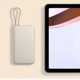 کابل USB-C داخلی پاوربانک شیائومی 20000mAh 33W در حال استفاده