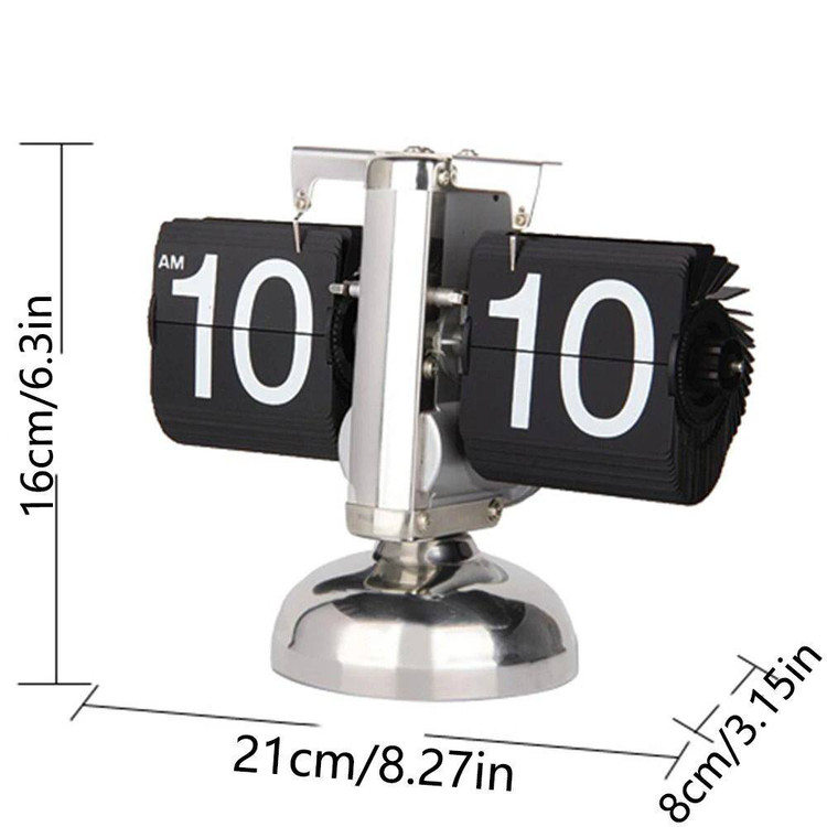ساعت رومیزی ورقهای (Flip Clock) ابعاد