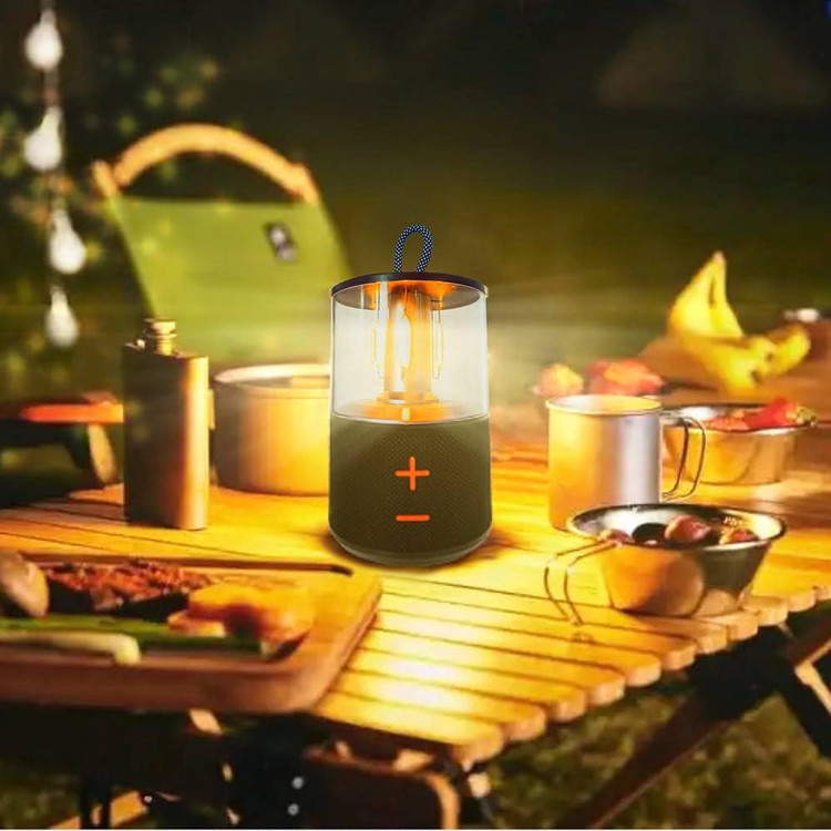 بلوتوث اسپیکر + نور کمپینگ | مدل BELUGA D21