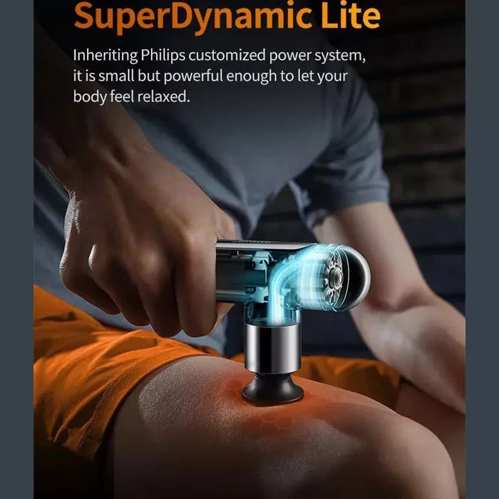 ماساژور تفنگی فیلیپس در محیط خانگی