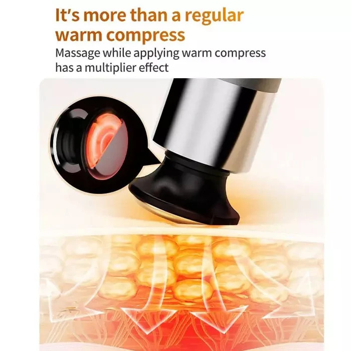 ماساژور فیلیپس در حال ماساژ عضلات شانه و گردن