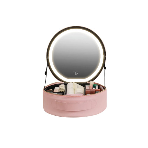 کیف لوازم آرایش Green Lion Makeup Organizer Pro با آینه LED نمای اصلی