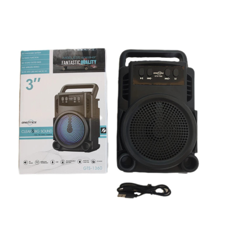 نمای جعبه و بسته بندی اسپیکر GTS 1360