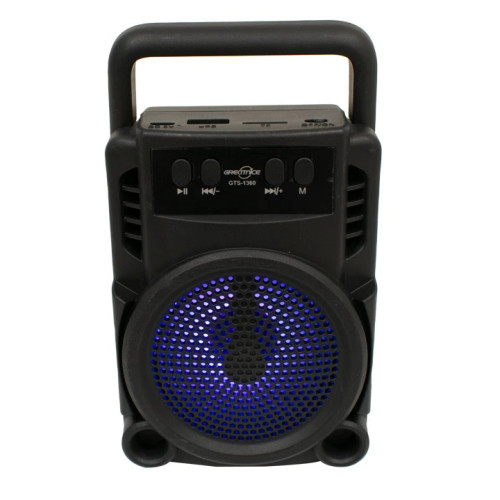 اسپیکر بلوتوثی GTS-1360 در حال پخش موسیقی
