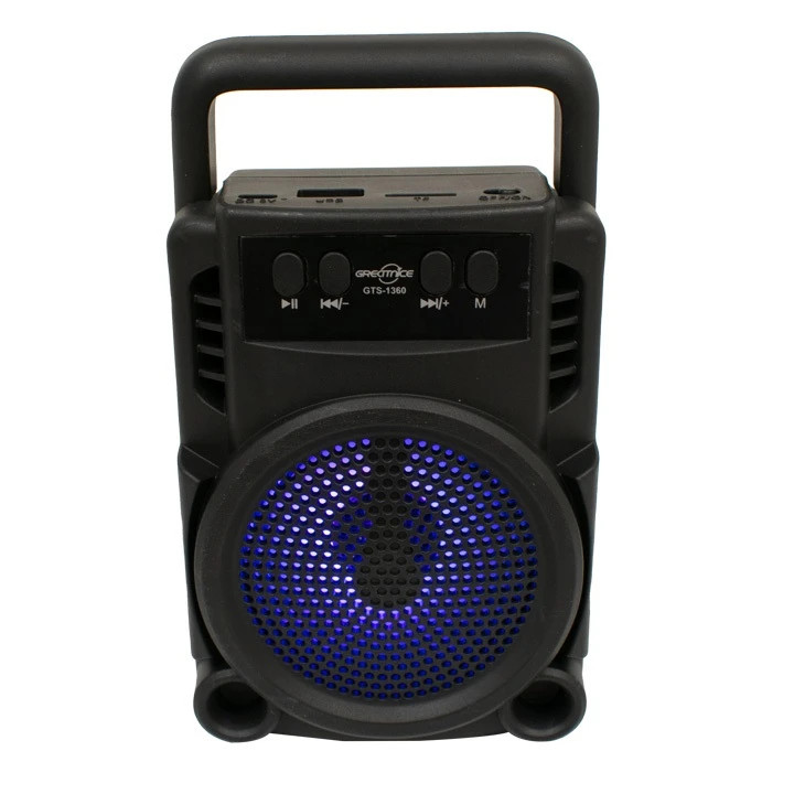 اسپیکر بلوتوثی GTS-1360 در حال پخش موسیقی