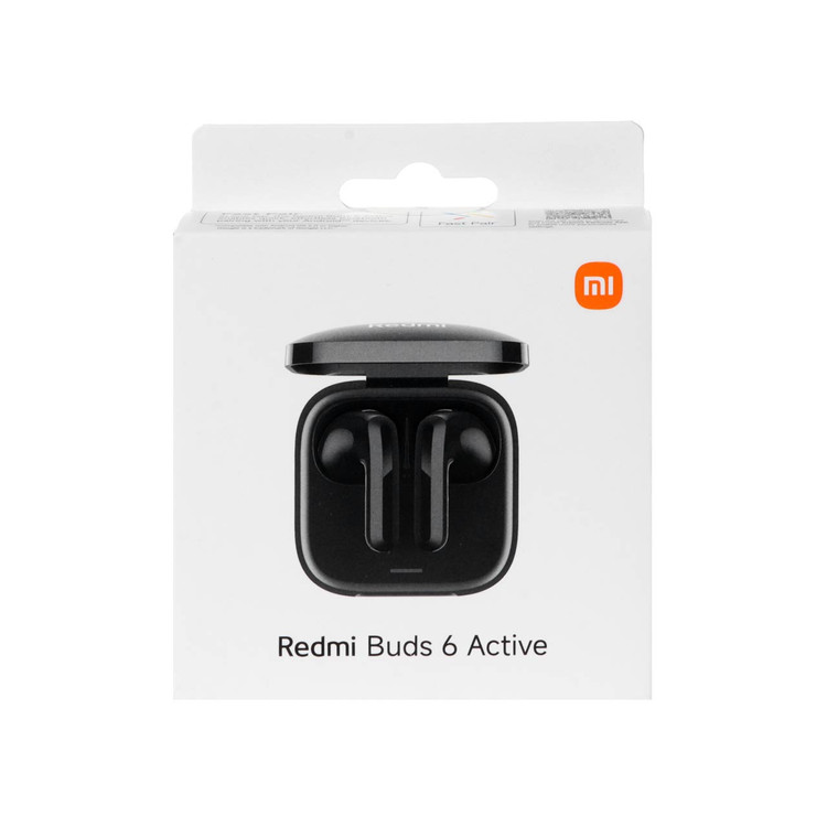 جعبه ایرپاد بی سیم شیائومی مدل Redmi Buds 6 Active مشکی