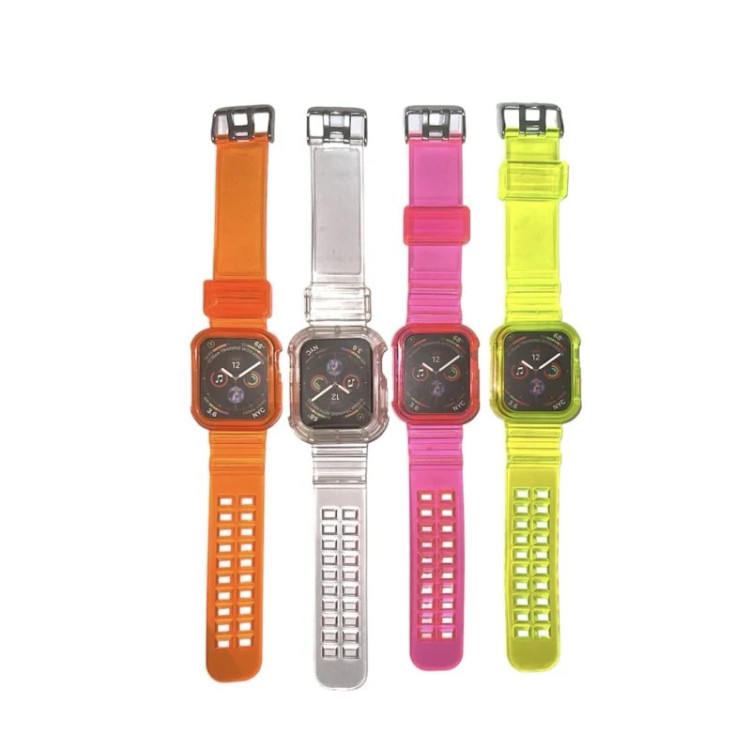 *بند جی شاک اپل واچ G-Shock با قاب محافظ مناسب سایز 38/40/41 میلیمتر
