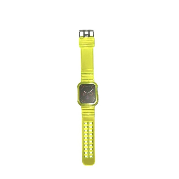 بند جی شاک اپل واچ G-Shock با قاب محافظ مناسب سایز 42/44/45 میلیمتر زرد