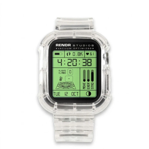 بند جی شاک اپل واچ G-Shock با قاب محافظ مناسب Apple Watch Ultra سایز 49 میلیمتر سفید