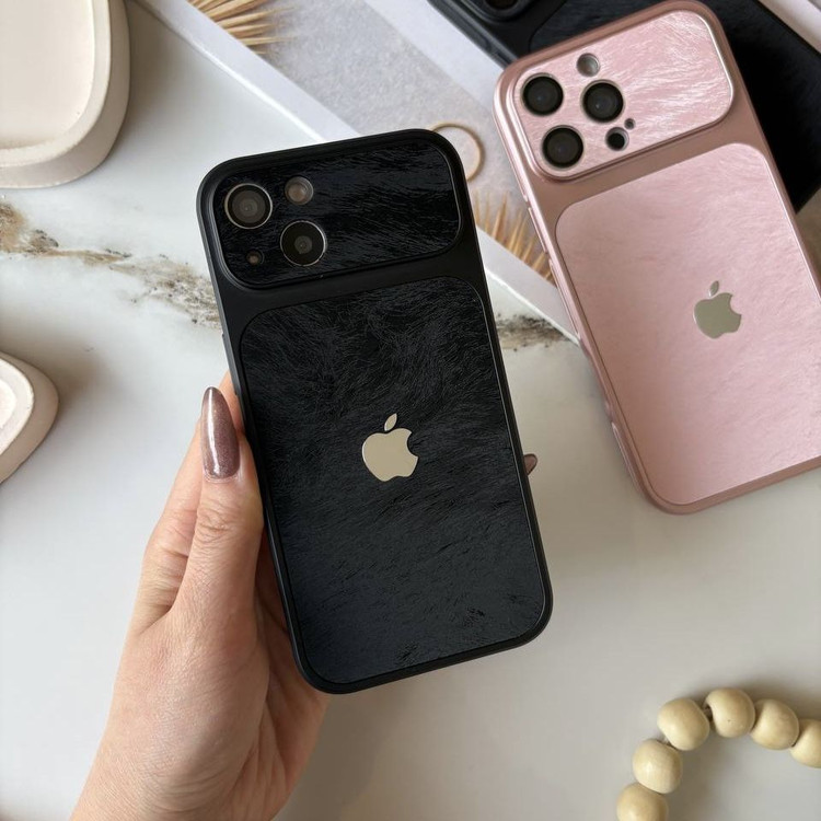 قاب کانسپت iPhone 17 Pro برای آیفون سری 13 به بعد با محافظ لنز مشکی