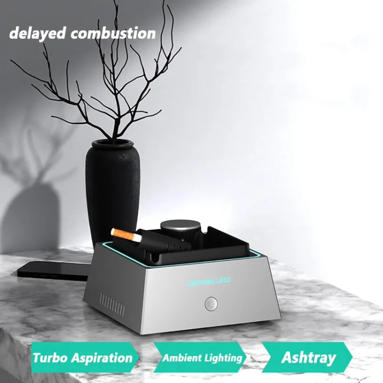 زیرسیگاری تصفیه هوا Smokeless Air Purifier Ashtray مدل TS-20