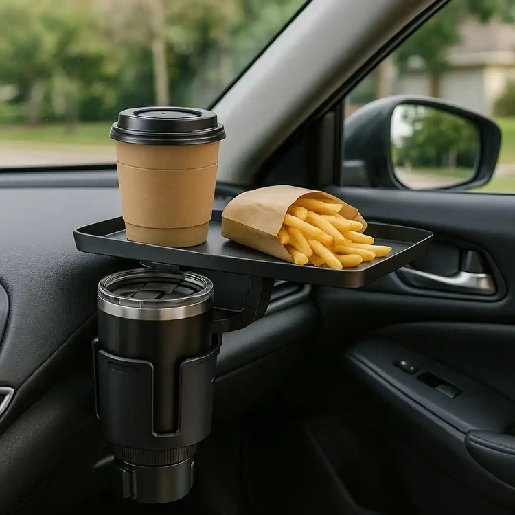 - جا لیوانی و سینی خودرو Green Lion Tray Mate مدل GNTRMCUPHLDBK