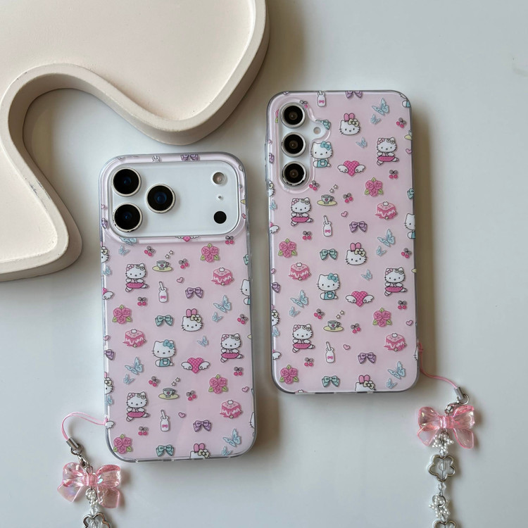 قاب فانتزی Hello Kitty با پوشش دور تا دور گوشی