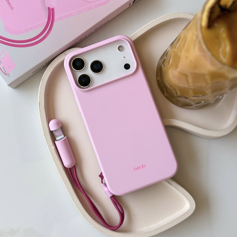 قاب اورجینال Beats Kickstand صورتی برای iPhone 17 با MagSafe