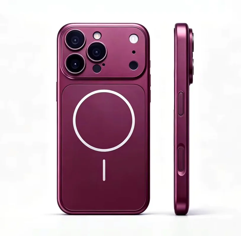 قاب تبدیل آیفون به iPhone 18 Pro Max آلبالویی تیره