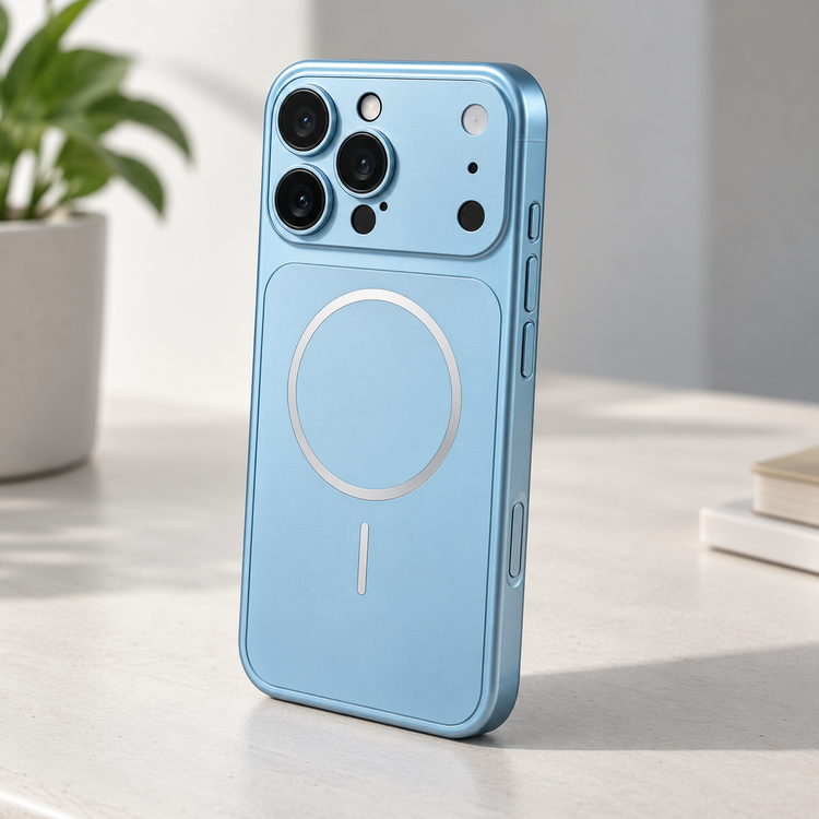 قاب Sky Blue تبدیل آیفون سری 13 تا 17